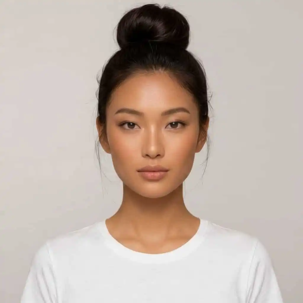 Hair style Top Bun